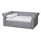 Baxton Studio Mabelle Gray Upholstered Queen Size Daybed 154-9486 - alternate 1